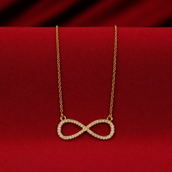 Silver Double Layer Pendant Necklace